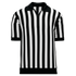 Athletic Knit Hockey Referee Jersey (RJ125), Color 'Black/White/Short Sleeves'